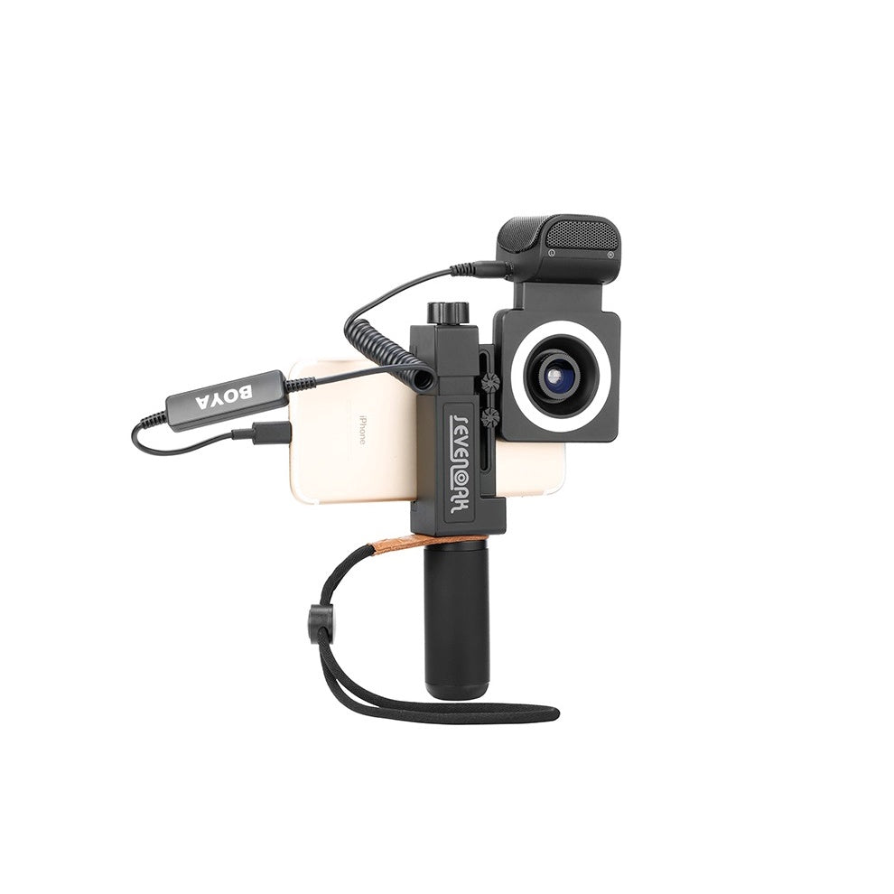 Boya 35C-L 3.5mm to Lightning Connector Audio Microphone Cable Adapter for IOS Devices
