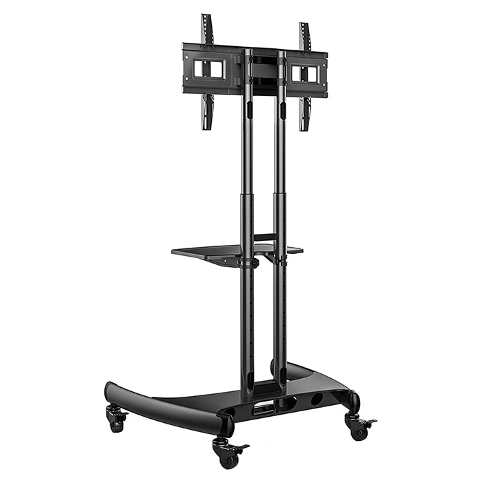 North Bayou NB AVA Series Mobile TV Cart (32" to 70") (55" to 85") with VESA Mount Screen Lift Television Stand with AV Shelf and Lockable Wheels for LCD LED Flat Screen TVs | AVA1500, AVA1800
