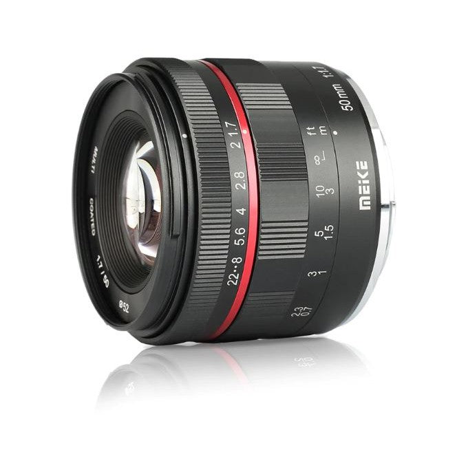 Meike 50mm f/1.7 Large Aperture Full Frame Format Manual Focus Lens (E-Mount) for Sony Mirrorless Camera