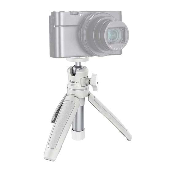 Ulanzi MT-08 Desktop Mini Portable Tripod Extendable with 1/4 Screw to Smartphone Digital Camera for Vlogging Selfie Stick