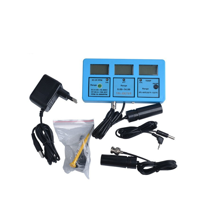 Eagletech PH-117 Pro 5 in 1 Multifunction LCD Digital Meter Water Quality Tester PH / Temperature / EC / CF / TDS
