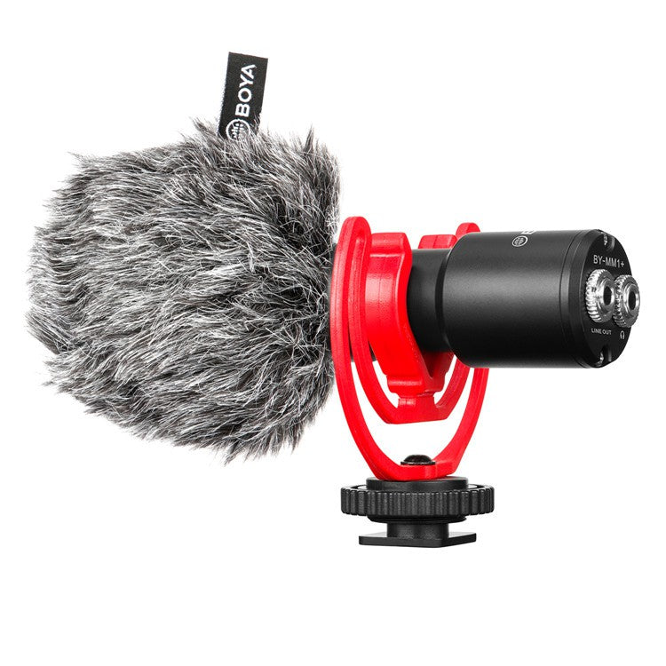Boya BY-MM1+ Plus Shotgun Microphone for Smartphones, Cameras, PC, Recorders, Tiktok, Livestream Vlogging Youtube