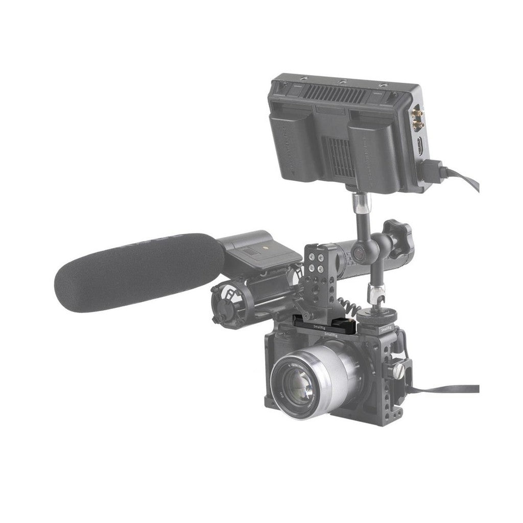 SmallRig Quick Release Safety Rail 7cm Long with Spring Loaded Pins for RED Epic/ Scarlet, TO Rail Rigs 1195B