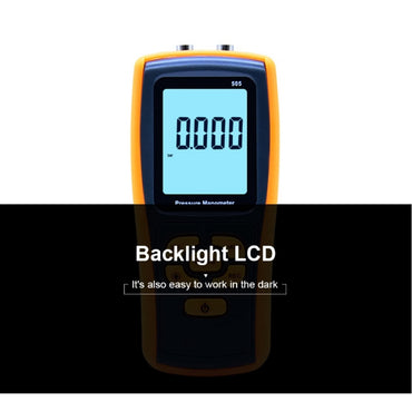Benetech GM505 Handheld Digital Pressure Meter Manometer +/-2.49KPa Pressure Gauge Tester USB Manometro with 13 unit choice