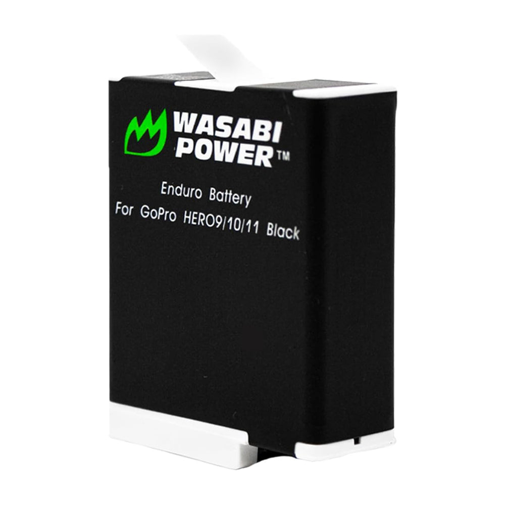 Wasabi Power GoPro HERO 12/11/10/9 Battery & Charger for HERO12 HERO11 HERO10 HERO9 Action Cameras | JG Superstore