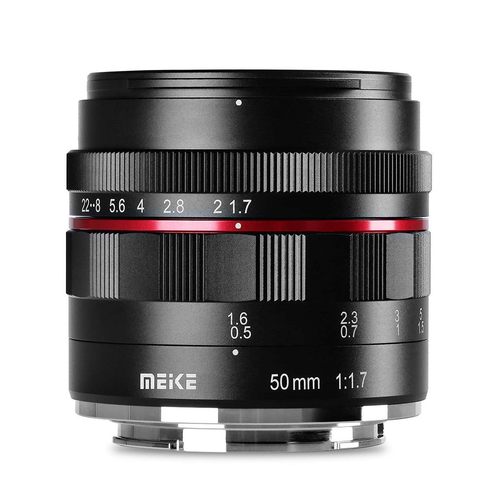 Meike 50mm f/1.7 Large Aperture Full Frame Format Manual Focus Lens (E-Mount) for Sony Mirrorless Camera