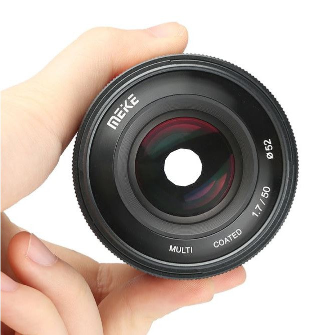 Meike 50mm f/1.7 Large Aperture Full Frame Format Manual Focus Lens (E-Mount) for Sony Mirrorless Camera