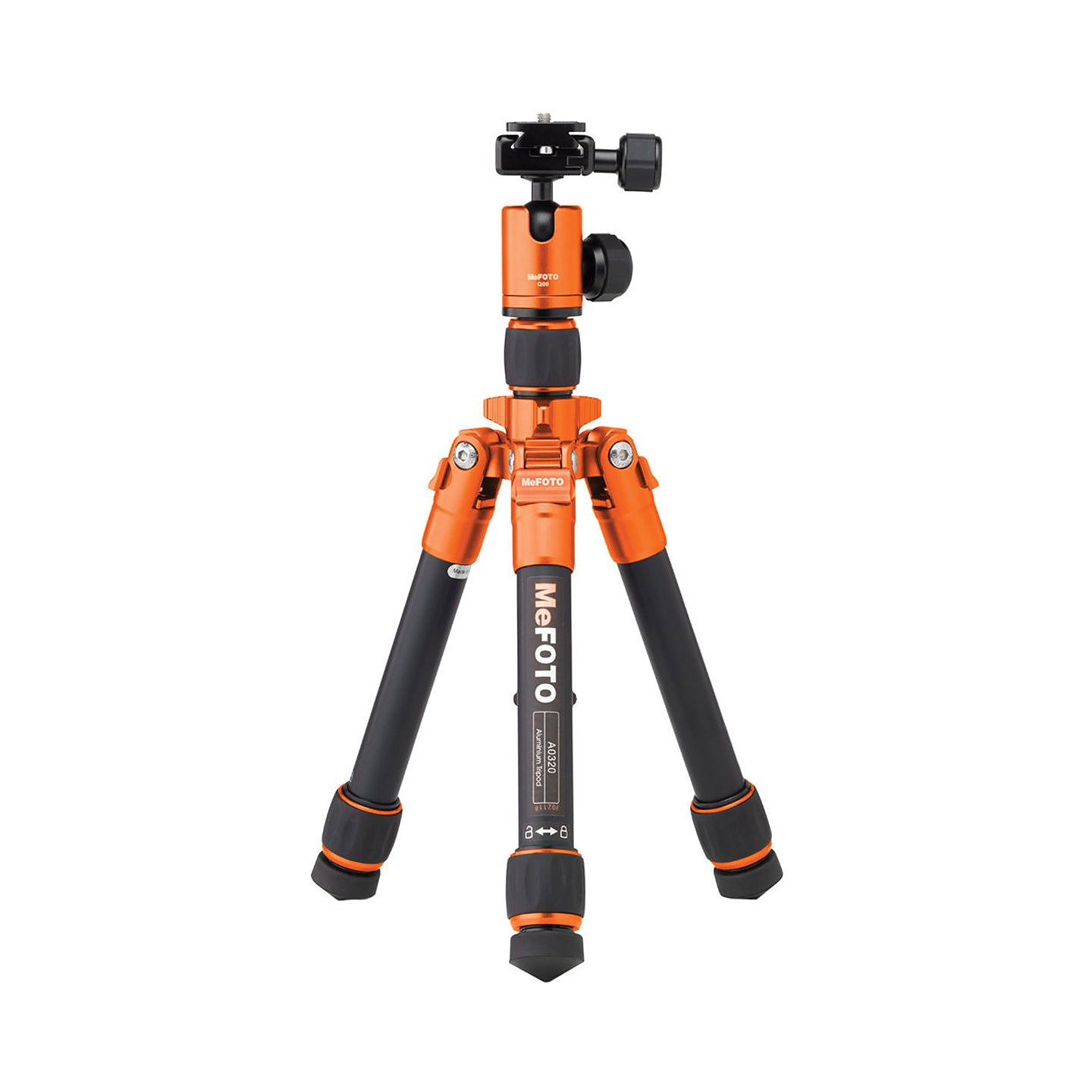 MeFOTO Daytrip Travel Aluminum Tripod with Mini Arca Ball Head, 4kg Load Capacity, Reverse Folding Function (Available in Black, Blue, Green, Orange, Purple, Red, Titanium)