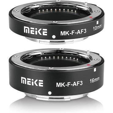 Meike MK-F-AF3A Metal Auto Focus Macro Extension Tube 10mm 16mm for FUJIFILM Fuji Camera