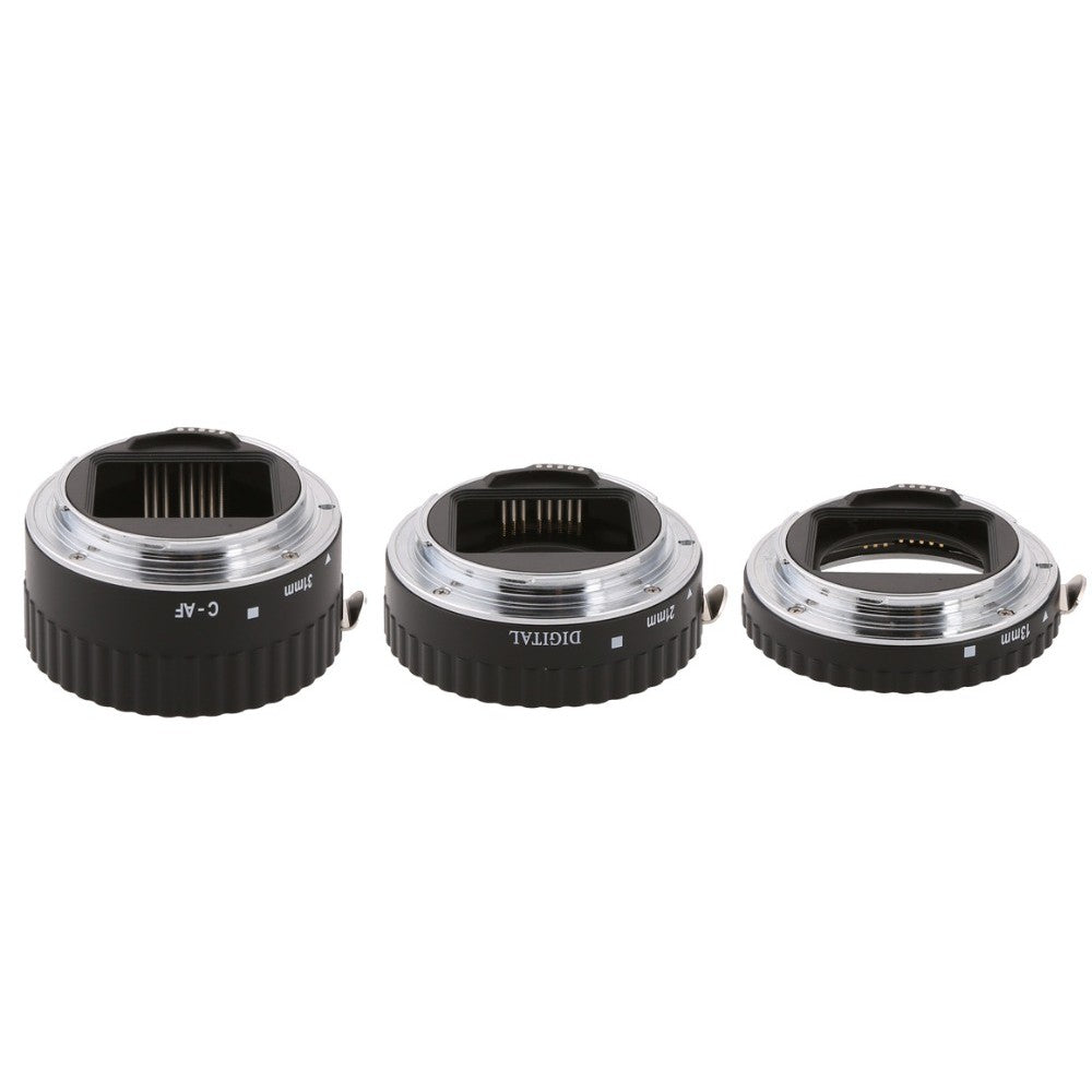 Meike MK-C-AF1-AL Metal Autofocus AF Confirm Macro Extension Tube for Canon EOS DSLR | 13mm 21mm 31mm