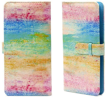 Pikxi AS80 80-Sheet Photo Album for Fujifilm Instax Square Instant Camera Leather Flamingo Cactus Flowers