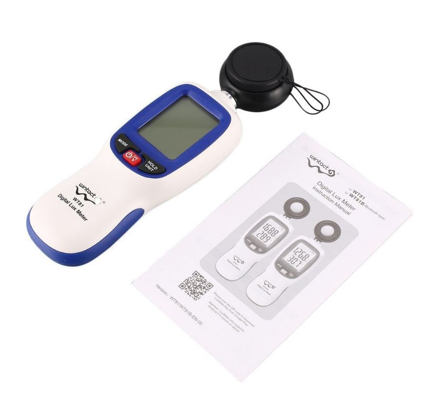 Wintact by Benetech WT81 Light Lux Lumince Meter Tester