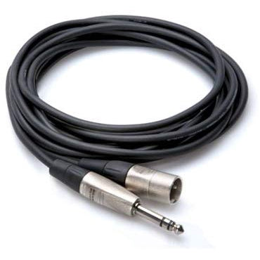 Hosa Technology HSX-010 Balanced 1/4 TRS Male to 3-Pin XLR Male Audio Cable (10')