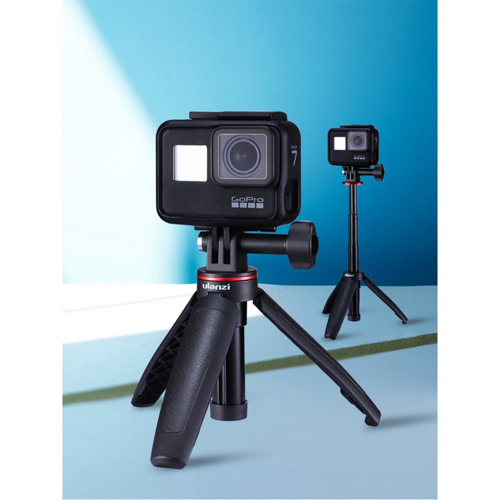 Ulanzi MT-09 Extend for Gopro Vlog Tripod Mini Portable Tripod for Gopro Hero 8 7 6 5 Black Session Osmo Action Camera