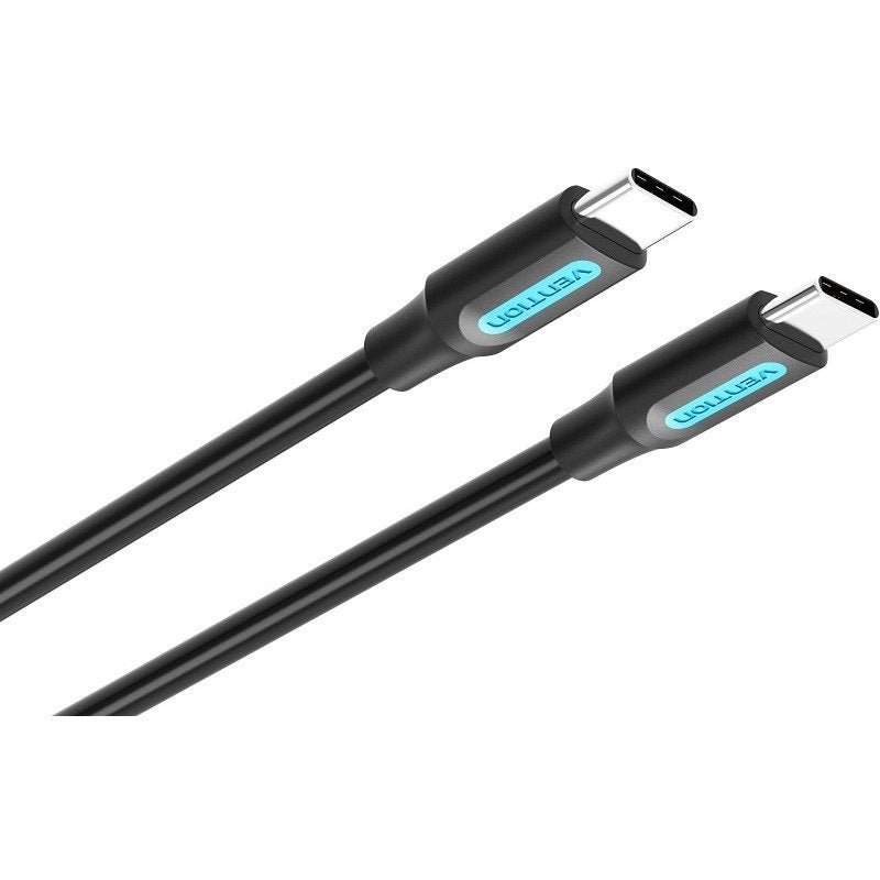 Vention USB 2.0 C Male to Male Cable PVC (COS) Black 480Mbps (Available in Different Lengths)