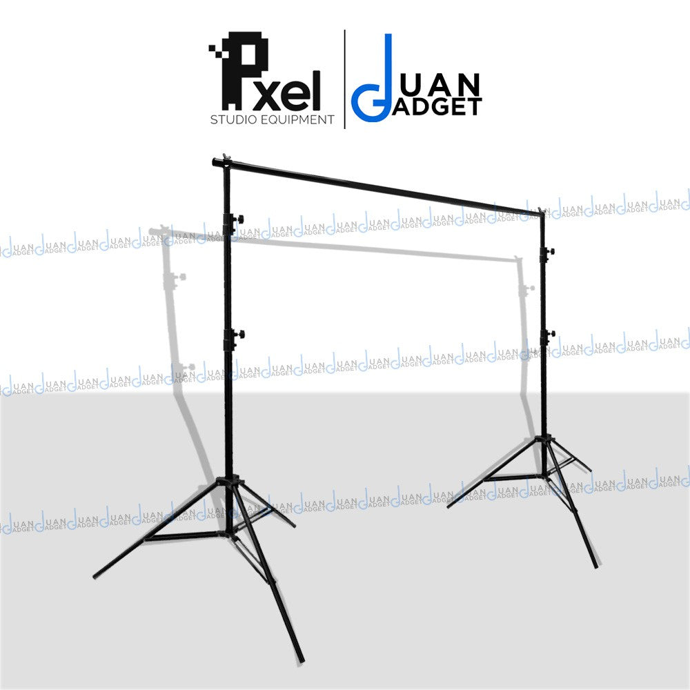 Pxel LS-BD2.8X3.6 Heavy Duty Backdrop Background Muslin Stand 2.8M x 3.6M or 9 x 12 Feet