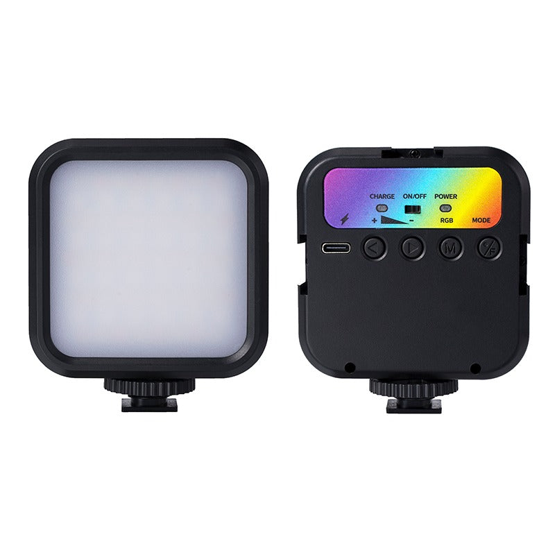 JEIFN Mini RGB LED Full-Color Camera Video Light 5W with 800Lm Brightness, 3000K to 7000K Color Temperature, 5m Illumination Distance, 2000mAh Battery Capacity for Photography Lightning, Smartphones, Vlog, TikTok