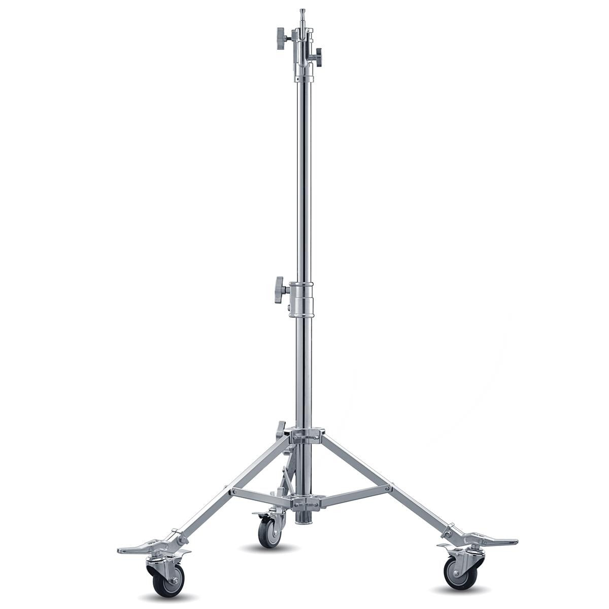 Godox SA5045 Heavy-Duty Steel Roller Stand with Braked Wheels, 40kg Max Load Capacity, Up to 177" Height, 1-1/8" Receiver, Retractable 5/8" Pin for Photography Supporting Gear