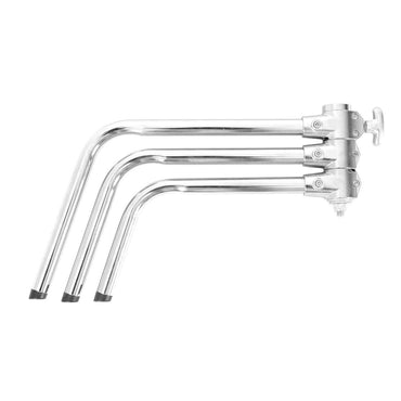 Godox 240CS C-Stand with 33" Arm & Grip Head, 10kg Max Load Capacity, and Up to 2.4m Max Height for Photography Supporting Gear (Silver)