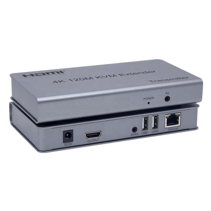 ArgoX 4K HDMI KVM IP Extender Transmitter Receiver with 120m / 200m Range, IR Remote Control, Supports HDMI1.4/HDCP1.4, RJ45 Ethernet, CAT5e/6 Cable, USB Mouse and Keyboard Extension | HDES120-KVM HDES02-KVM HDES200-KVM