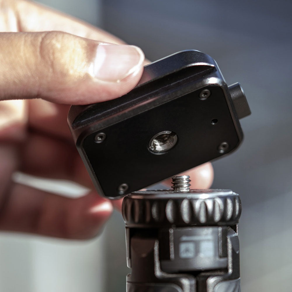 PGYTECH SpLock Arca-Type Quick Release Clamp and Plate Mount for Cameras, Tripods, Monopods, Gimbal Stabilizers, Selfie Sticks, and Sliders