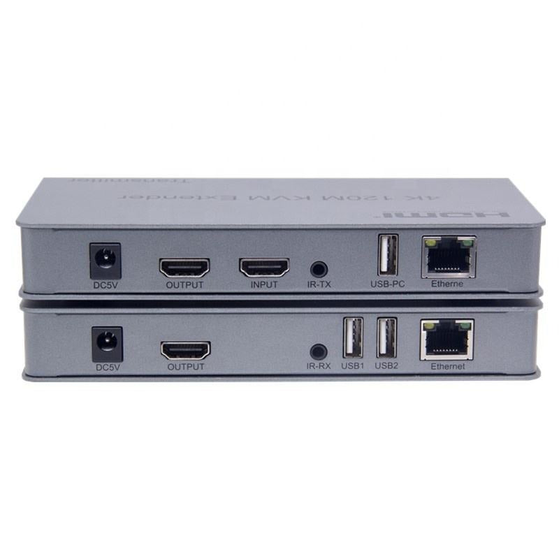 ArgoX 4K HDMI KVM IP Extender Transmitter Receiver with 120m / 200m Range, IR Remote Control, Supports HDMI1.4/HDCP1.4, RJ45 Ethernet, CAT5e/6 Cable, USB Mouse and Keyboard Extension | HDES120-KVM HDES02-KVM HDES200-KVM
