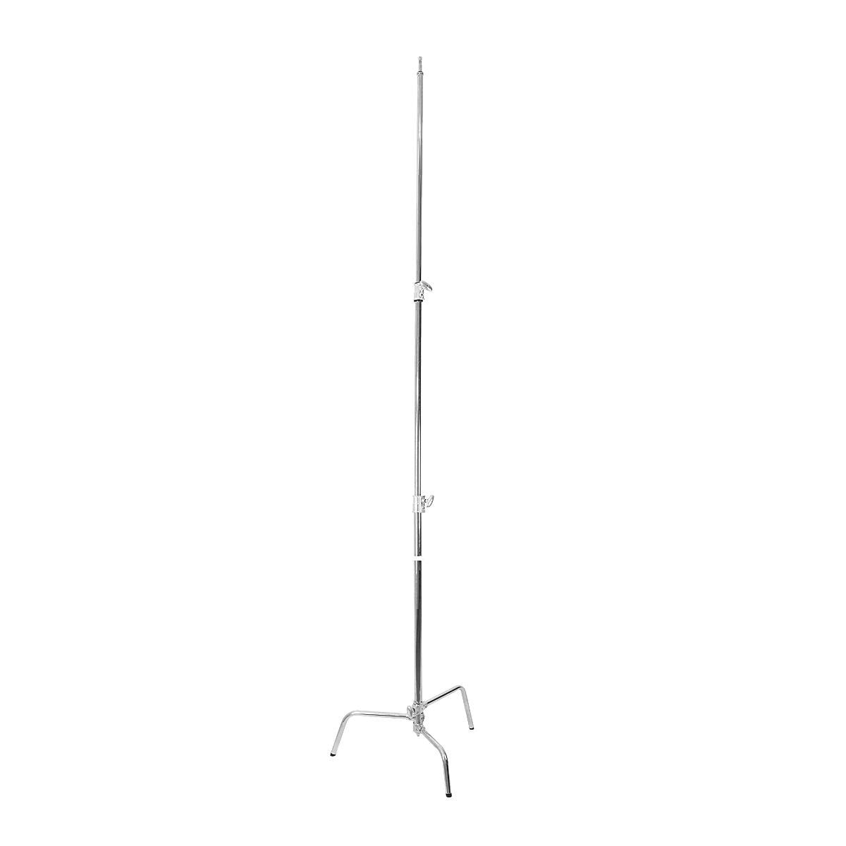 Godox 240CS C-Stand with 33" Arm & Grip Head, 10kg Max Load Capacity, and Up to 2.4m Max Height for Photography Supporting Gear (Silver)