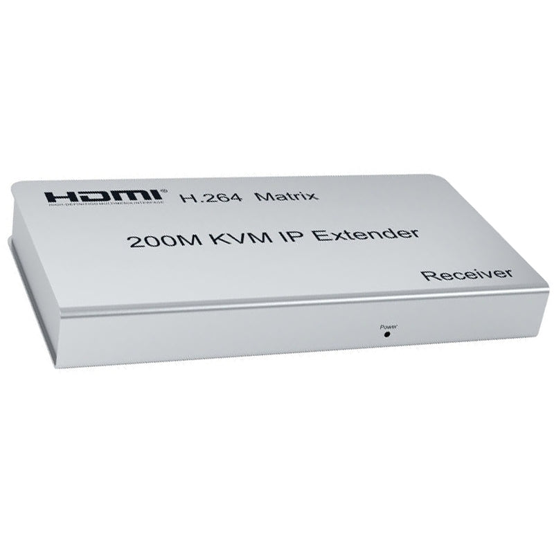 ArgoX 4K HDMI KVM IP Extender Transmitter Receiver with 120m / 200m Range, IR Remote Control, Supports HDMI1.4/HDCP1.4, RJ45 Ethernet, CAT5e/6 Cable, USB Mouse and Keyboard Extension | HDES120-KVM HDES02-KVM HDES200-KVM