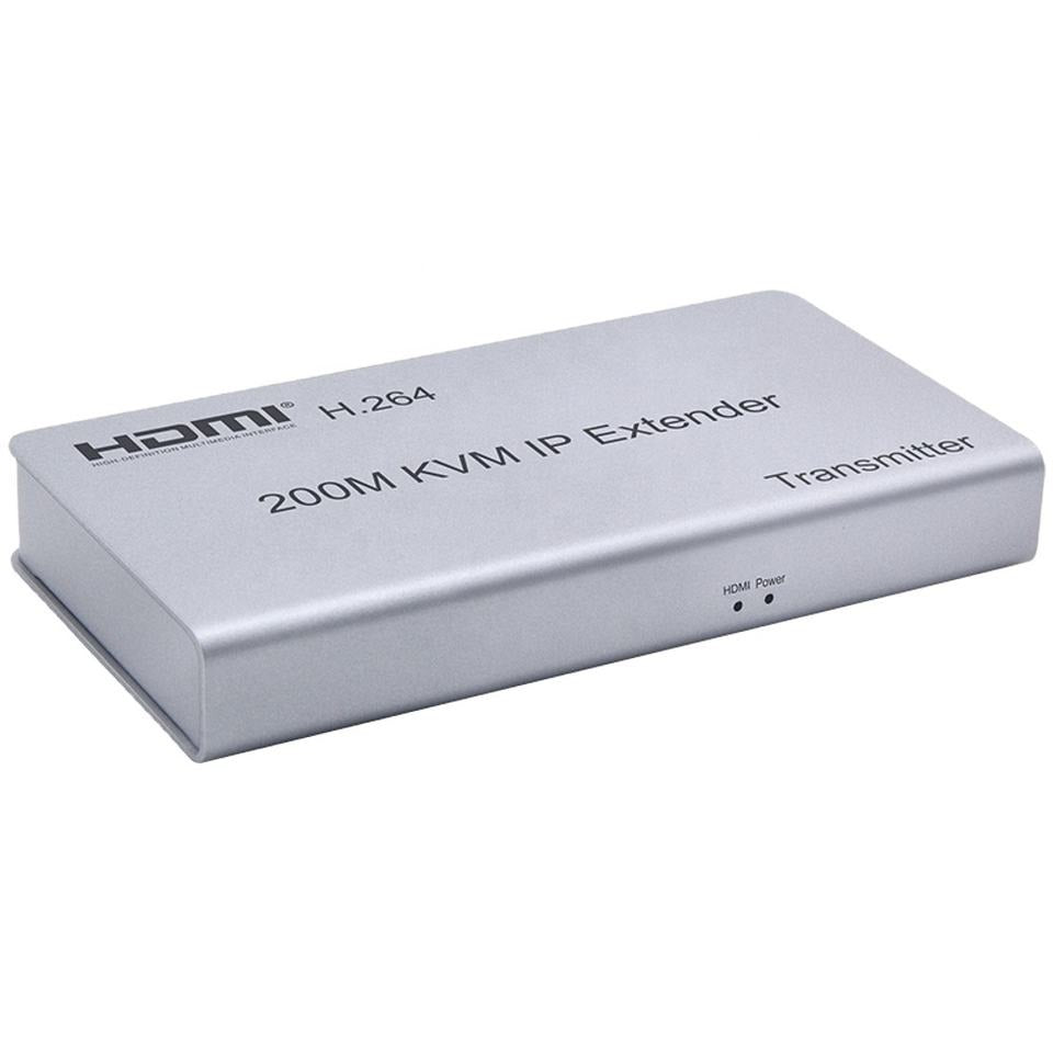 ArgoX 4K HDMI KVM IP Extender Transmitter Receiver with 120m / 200m Range, IR Remote Control, Supports HDMI1.4/HDCP1.4, RJ45 Ethernet, CAT5e/6 Cable, USB Mouse and Keyboard Extension | HDES120-KVM HDES02-KVM HDES200-KVM