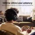 UGREEN HiTune Max5 Hybrid Wireless Bluetooth Headphone Over-Ear with ANC 43dB Active Noise Cancellation, 90hrs Uninterrupted Audio Playtime, and Built-In Microphones for iPhone iPad MacBook iMac Smartphone Tablet Desktop Computer PC Laptop