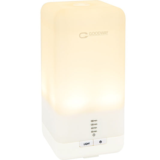 Goodway  15W Aroma Essential Oil Humidifier with 200ml Fluid Tank, Integrated Timer Function, and Three-Step LED Lighting GHM-02201