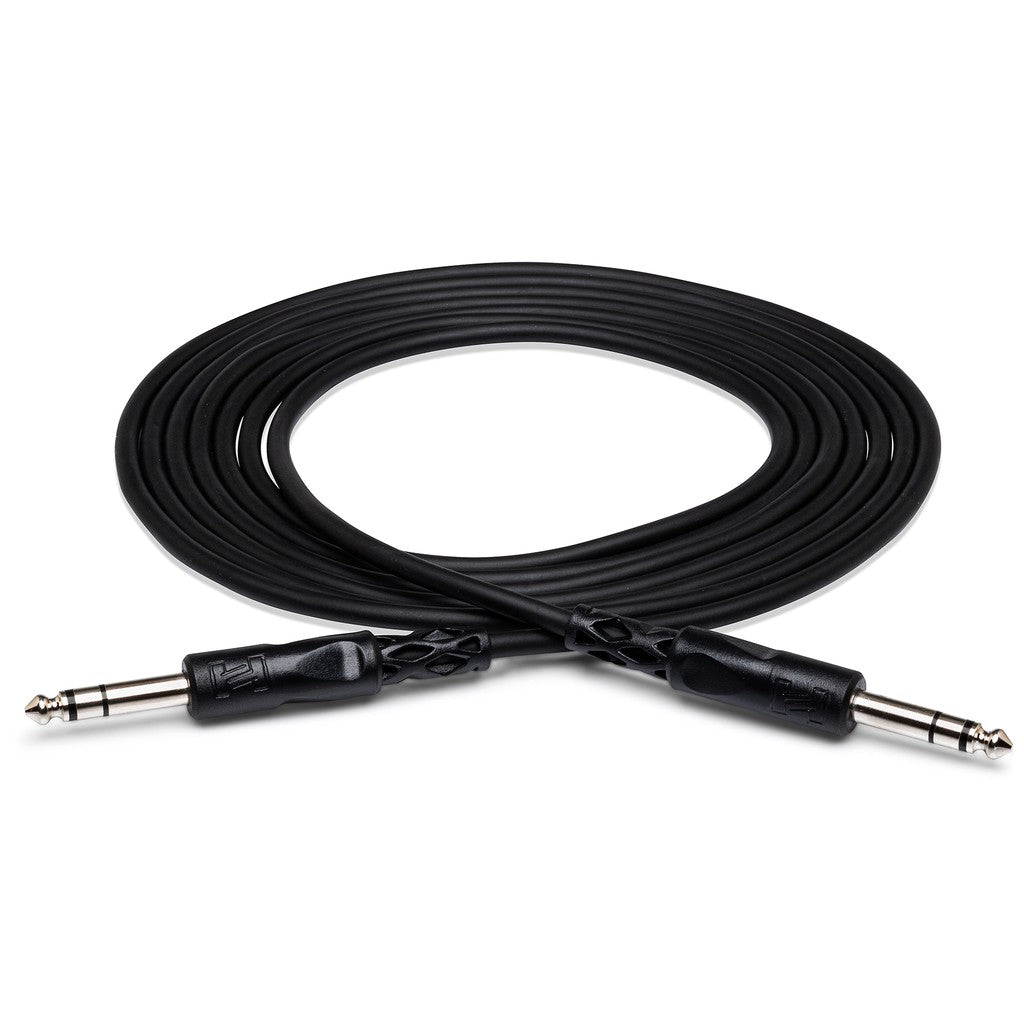Hosa Technology CSS-105 Stereo 1/4 Male Phone to 1/4 Male Phone TRS Cable - 5'