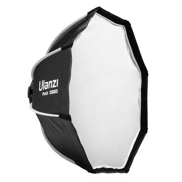 Ulanzi 60cm / 40cm Mini Bowens Mount Quick Release Octagol Softbox with Light Diffuser and Grid for Photography Studio Lighting Vlogging Live Streaming Video Content Creators