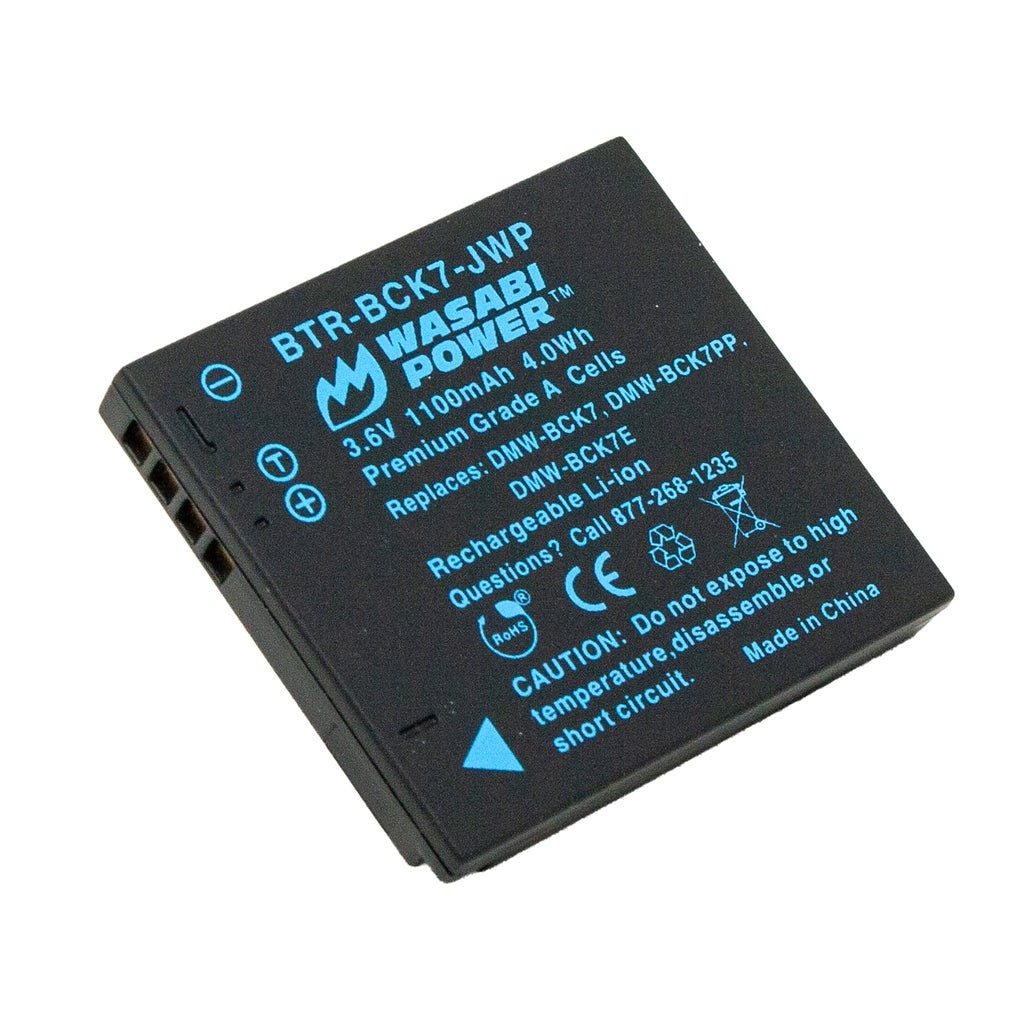 Wasabi Power Battery for Panasonic DMW-BCK7, NCA-YN101G and Panasonic Lumix Cameras BCK7 | JG Superstore