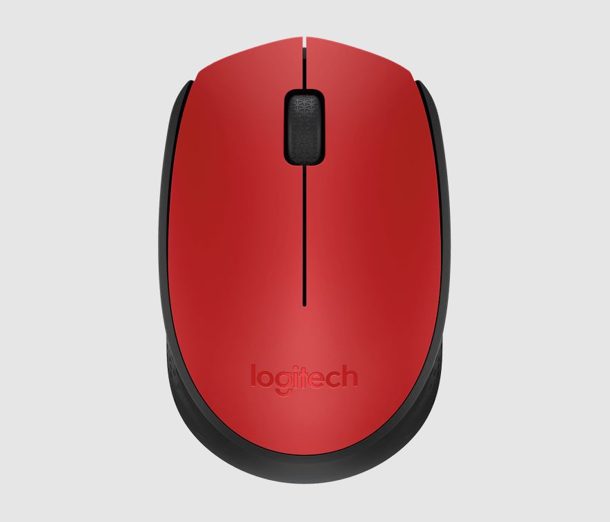 Logitech M171 Wireless Optical Mouse with 1000 DPI, 2.4GHz USB Receiver, 12 Month Battery, and 10m Wireless Range for Laptop Computer PC