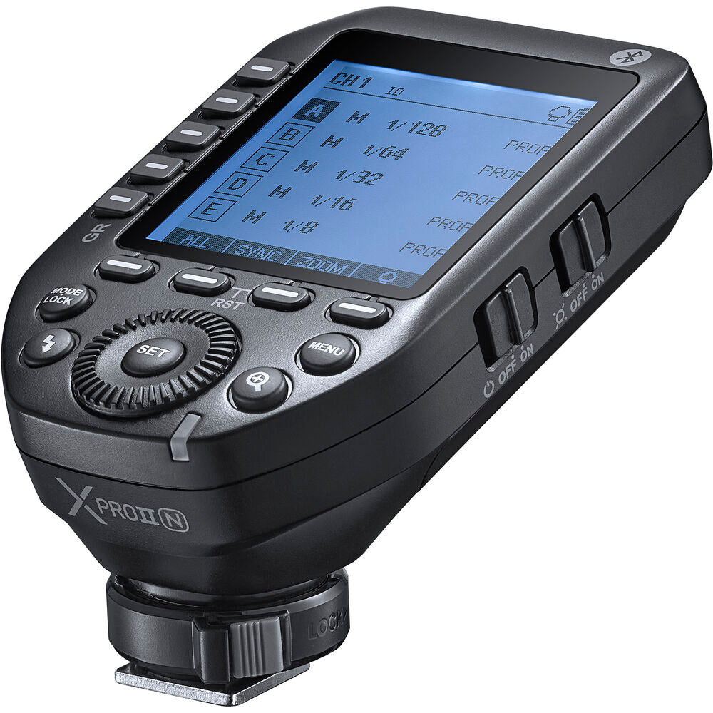 Godox XPRO-N XPROII-N i-TTL 2.4Ghz Wireless Flash Trigger Transmitter with Autoflash and Max 328ft Range, Sekonic L-858 & TCM Function, Mobile App Control and Multi ID Access Settings for DSLR and Mirrorless Camera