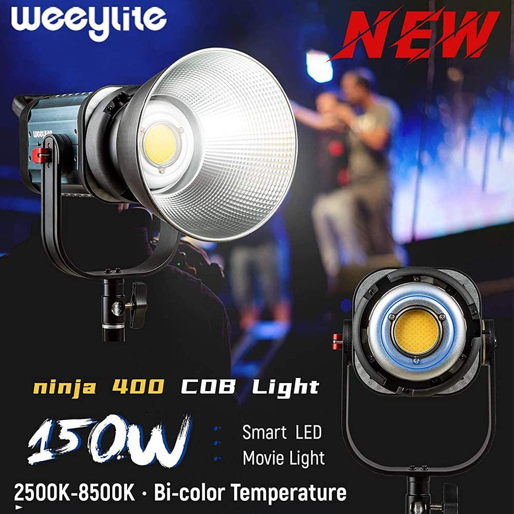 Viltrox Weeylite Ninja 400 150W Bi-Color 2500K-8500K LCD Panel LED Video Light Output Bowens Mount Studio Light App Control