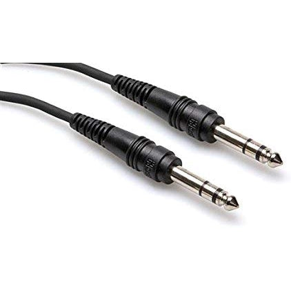Hosa Technology CSS-105 Stereo 1/4 Male Phone to 1/4 Male Phone TRS Cable - 5'