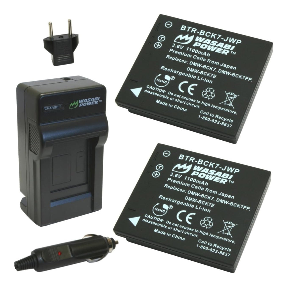 Wasabi Power Battery for Panasonic DMW-BCK7, NCA-YN101G and Panasonic Lumix Cameras BCK7 | JG Superstore