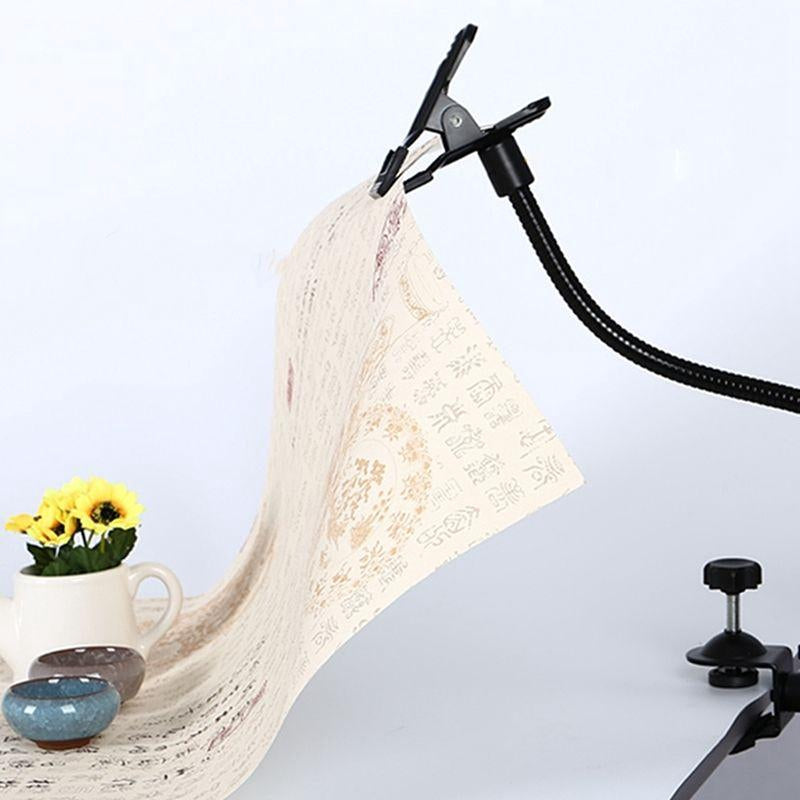 Pxel AA-GN4 50cm Flexible Gooseneck Tube with Heavy Duty Clamp and C U Clamp