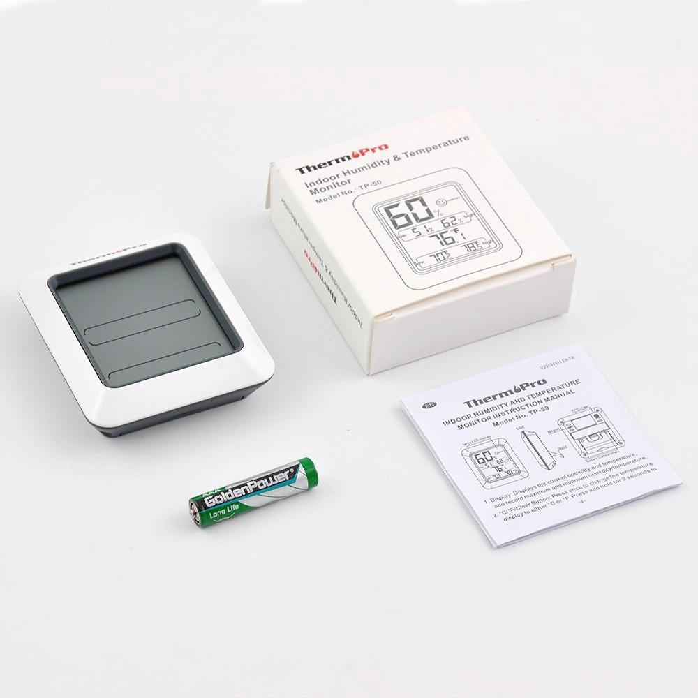 ThermoPro TP-50 Hygrometer Thermometer Indoor Humidity Monitor with Temperature Gauge Humidity Meter