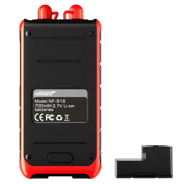 Noyafa NF-916 4-in-1 Optical Fiber Tester Power Meter with FC SC ST Interfaces, -60 to 8dBm Power Frequency Wavelength & RJ45 Network Connectivity for Home Improvement and Industrial Tools