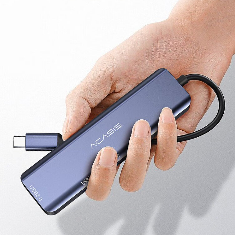 ACASIS DS-7UV5 5-in-1 USB 3.0 to Type C Hub Docking Station with 100W PD Fast Charging, and 5Gbps High Speed Data