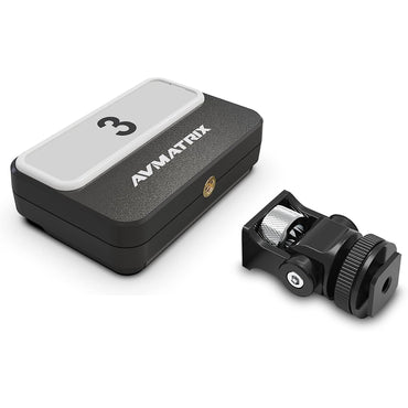 AVMatrix TS3019-4 Wireless Multi-Camera Tally Light System (4 x Tally Lamps) with Up to 200m Wireless Transmission, Supports 16 Tally Lamps, GPIO, USB, RS-232/485 Interfaces, Carrying Case and Power Adapter