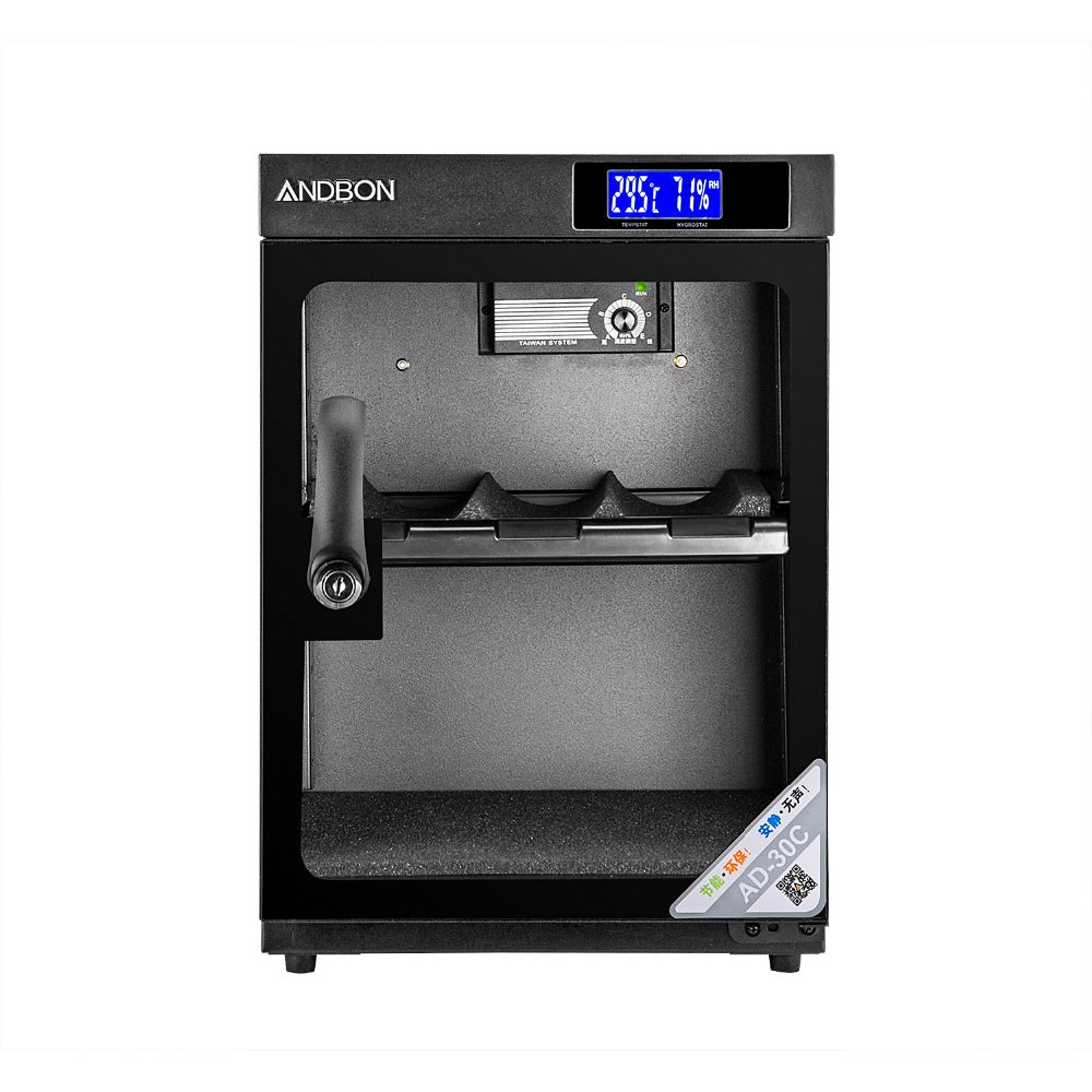 Andbon AD-30C Dry Cabinet Box 30L Liters Digital Display with Manual Humidity Controller