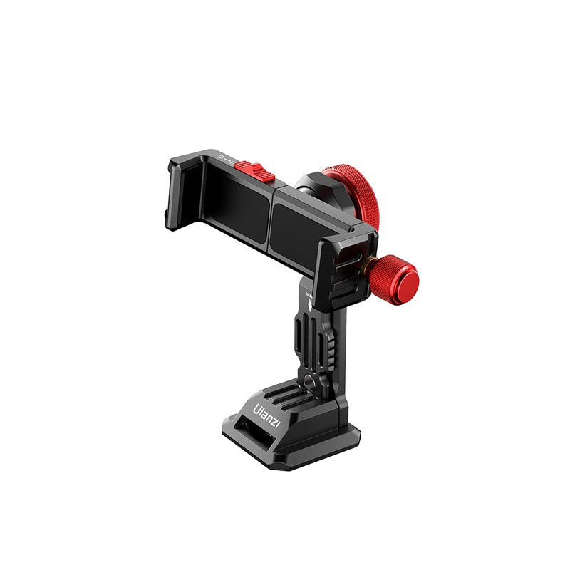Ulanzi ST-14 Full Metal Smartphone Holder 360° Clamp Bracket Rotatable with Cold Shoe Tripod Mount Ironman III
