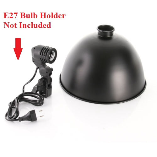 Pxel AA-1B27CM 27cm Lampshade Lamp Reflector for Photo Studio Light
