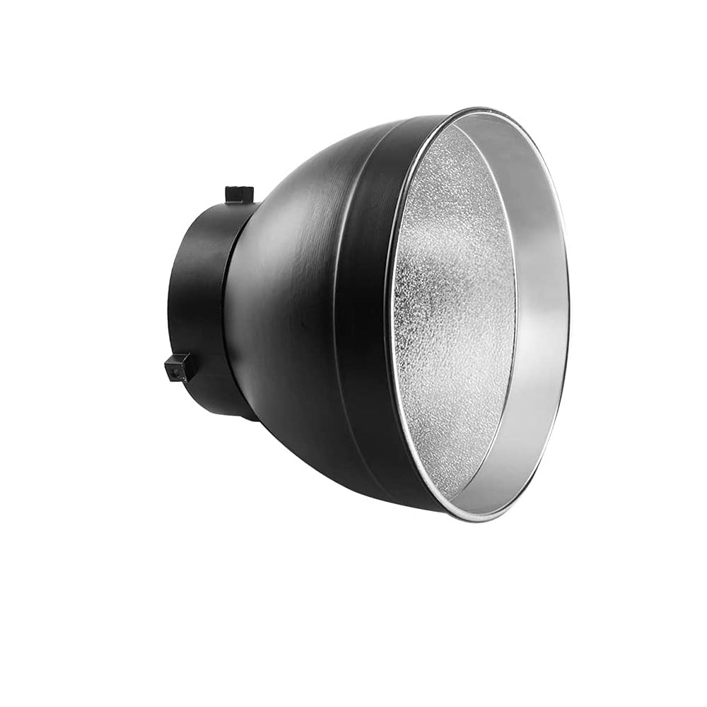Godox 6" 5.5" 5.4" Standard Dome Reflector for ML60 AD300 LED Lights and AD600B AD600BM Flash Heads with 15° 60° Faceted Silver Interior for Lighting and Studio Equipment | RFT-1 RFT-22 RFT-23