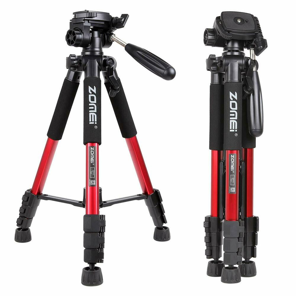 Zomei Q111 Professional Aluminum Lightweight Compact Travel Portable Camera Tripod 55-inch | JG Superstore