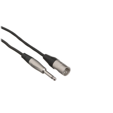 Hosa Technology HPX-003 Unbalanced 1/4" TS Male to 3-Pin XLR Male Audio Cable (3')